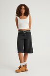 Mega Baggy Jort, GOOD THINGS BLACK/STAR - example image 1