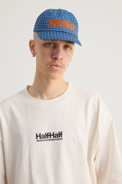 Half Half Dad Cap Check, HALF HALF CHECK