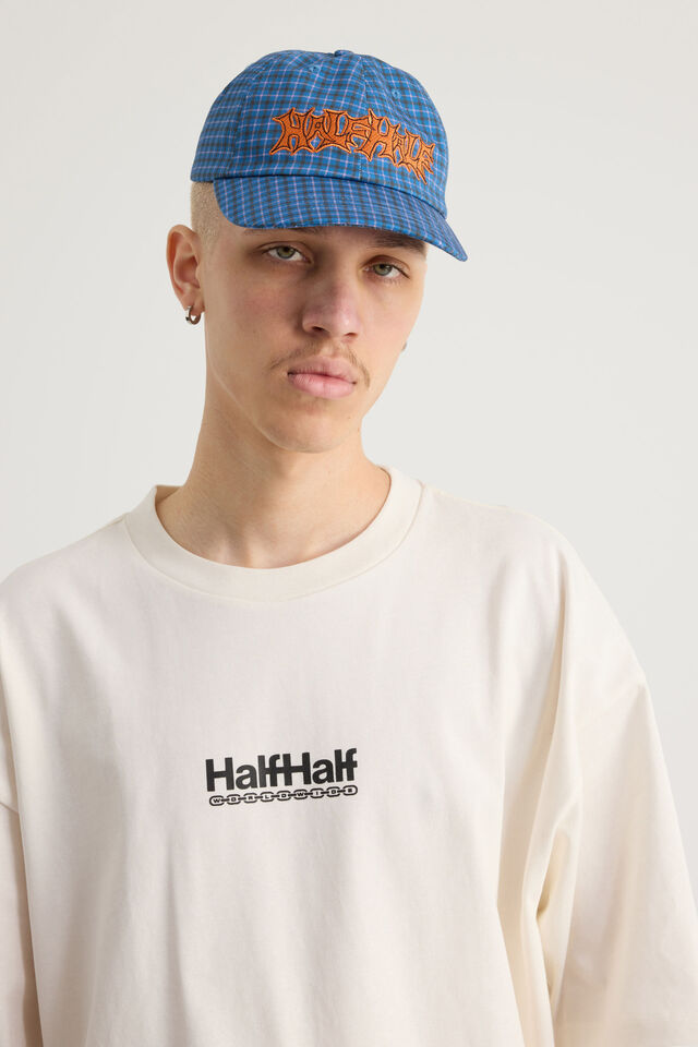 Half Half Dad Cap Check, HALF HALF CHECK
