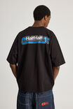 Half Half Heavyweight Box Fit Graphic Tshirt, HH BLACK/BOLT ON - alternate image 4