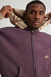 Open Gallery Zip Thru Hoodie, OG FROZEN BERRY/ SPLICE - alternate image 4