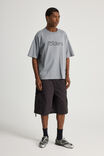 Heavyweight Box Fit Nfl Tshirt, LCN NFL CONCRETE/RAIDERS WORLDWIDE - alternate image 2