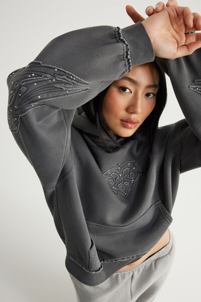 Notion Boxy Hoodie, NTN WASHED BLACK/ANGEL OR DEMON