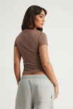 Fitted Graphic Tee, FRAPPE / FRAGILE - example image 3