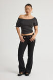 One Shoulder Graphic Tee, PHANTOM - alternate image 2