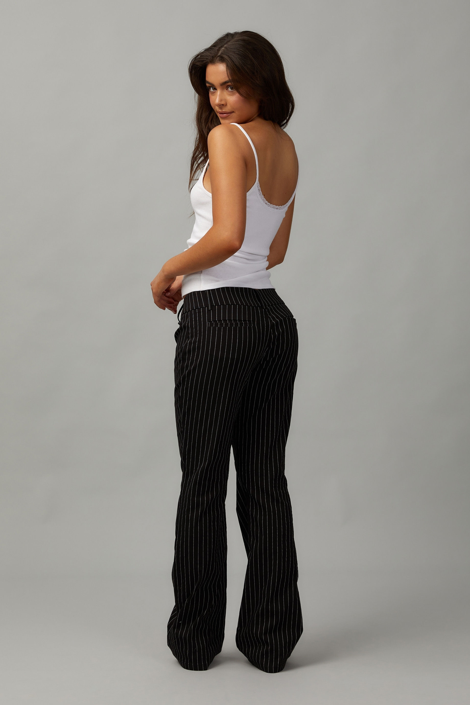Pinstripe flares hotsell
