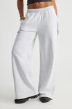 Classic Wide Leg Trackpant, SILVER MARLE - alternate image 2