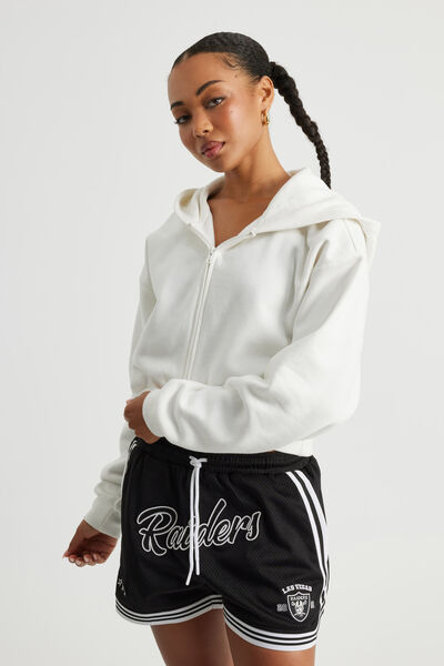 Harper Zip Through Hoodie, VINTAGE WHITE