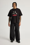Box Fit Music Merch T Shirt, LCN OAS BLACK/OASIS DEFINITELY MAYBE - alternate image 2