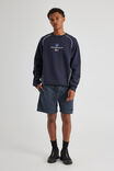 Panelled Nfl Crew, LCN NFL NAVY BLAZER/GIANTS PANELLING - alternate image 2