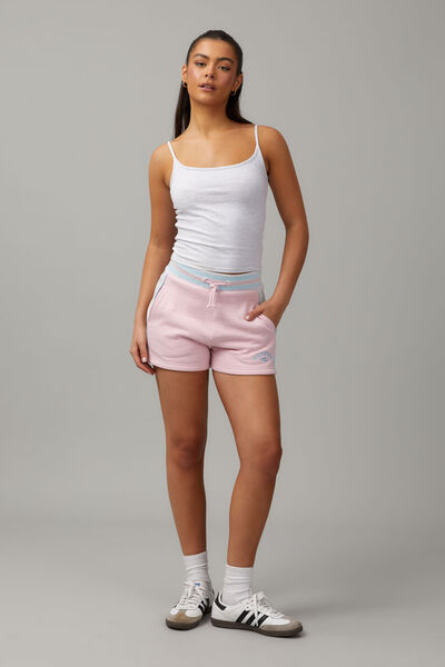 Jordan Fleece Short, HAMPTONS USA/PINK LADY