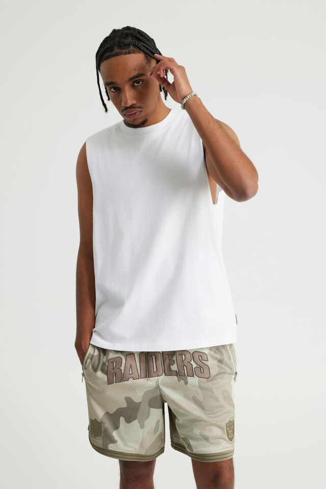 Authentics Muscle Tank, WHITE