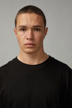 Basic Oversized T Shirt, BLACK - alternate image 2