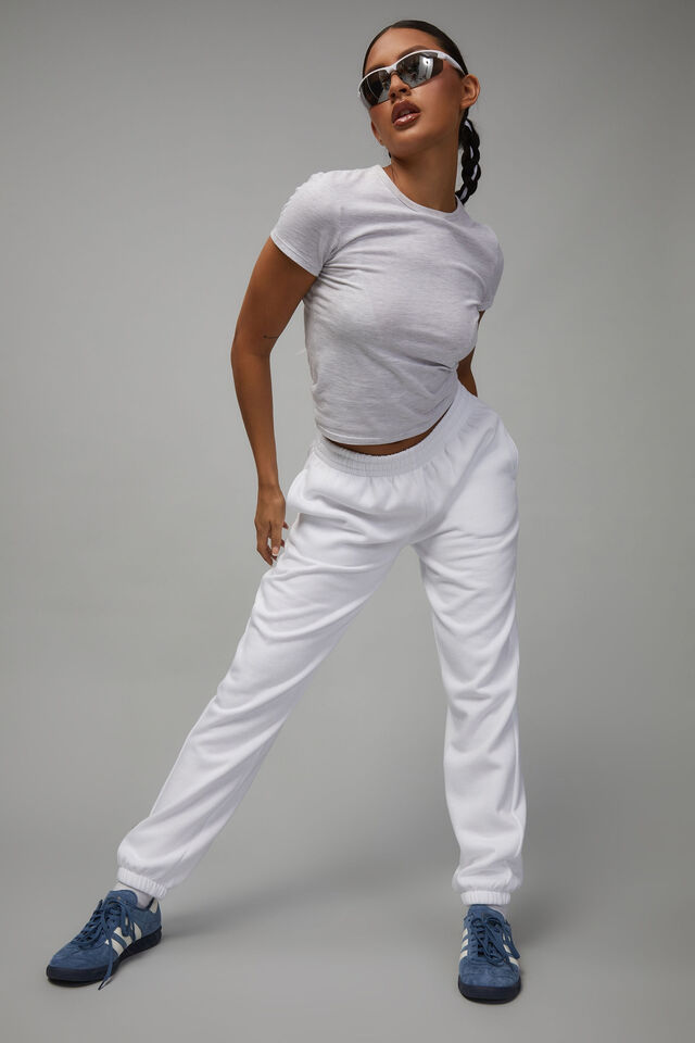 Classic Trackpant, WHITE