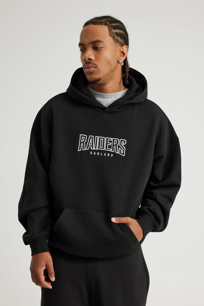 Nfl Hoodie, LCN NFL BLACK /RAIDERS BOLD CLASSIC