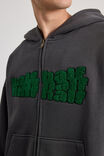 Half Half Zip Thru Hoodie, HH SLATE/HALF SHUFFLE - alternate image 4