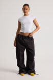 Riley Pointelle Top, WHITE - alternate image 2