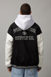 Varsity Jacket, BLACK/WHITE CLASSIC COLLEGIATE - alternate image 3
