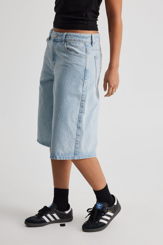 Mega Baggy Jort, FADED BLUE