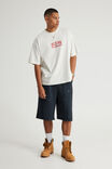 Authentics Baggy Track Short, NTN OIL WASH NAVY - alternate image 1