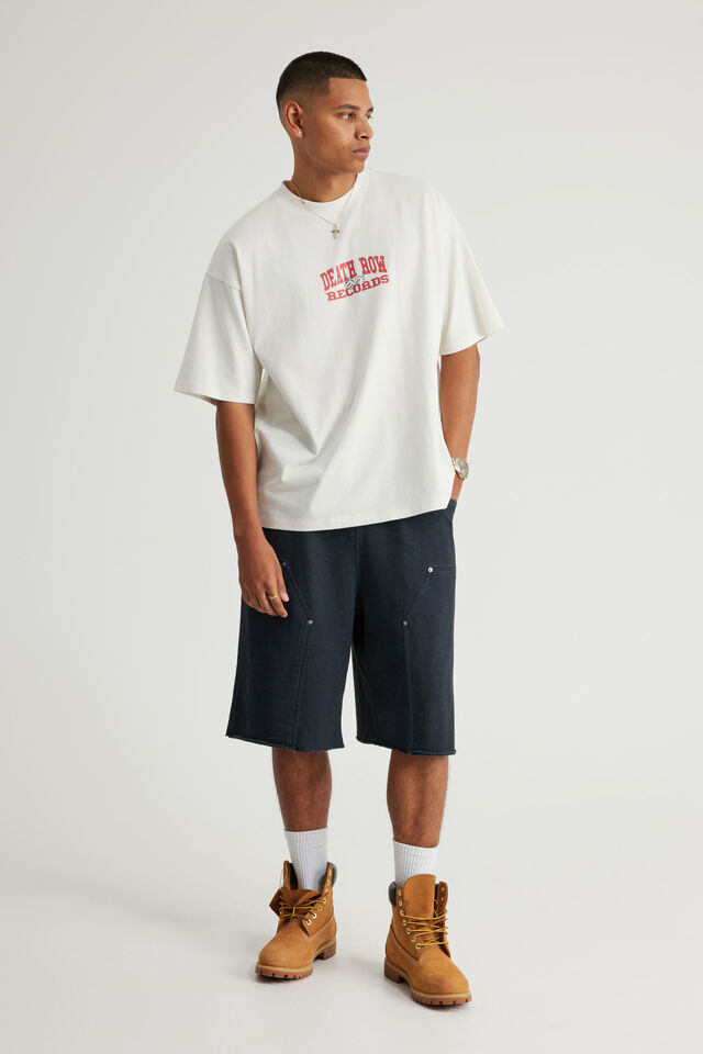 Authentics Baggy Track Short, NTN OIL WASH NAVY