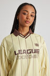 Long Sleeve Sports Jersey Top, BUTTER YELLOW/LEAGUE - alternate image 4