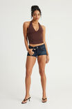 Soft Washed Halter Top, BROWN SUGAR - example image 2
