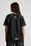 V Neck Sports Jersey, BLACK/LEGACY - alternate image 3