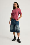 Notion X Smolbrat Slim Fit Tshirt, WASHED CRANBERRY/SMOLBRAT BRANDING - alternate image 2