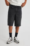 Half Half El Grande Denim Short, VINTAGE BLACK - alternate image 1
