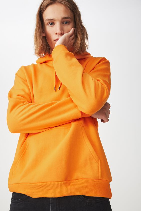 Basic Hoodie, FLAME ORANGE