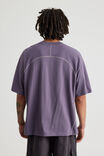 Half Half Boxy Raglan Tshirt, HH GRAPE PUMICE/HALF HALF TONAL - alternate image 3