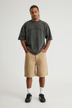 Notion Panelled Tshirt, NTN WASHED BLACK/CONTRAST - alternate image 2