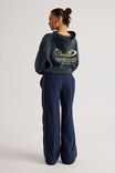 Freya Wide Leg  Woven Sporty Trackpant, NAVY BLAZER - alternate image 3