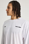 Open Gallery Long Sleeve Mesh Tshirt, OG WHITE/GALLERY PANEL - alternate image 5