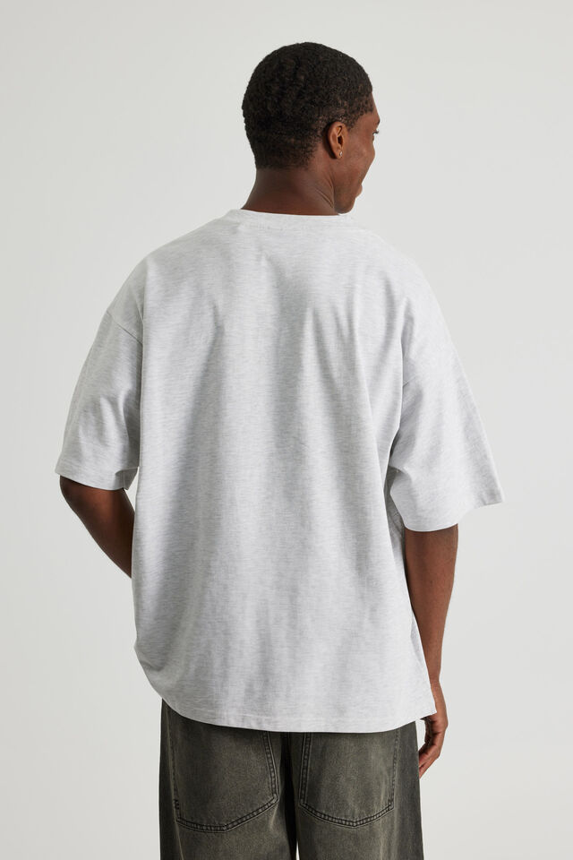 Half Half Heavyweight Box Fit Graphic Tshirt, HH SILVER MARLE/HALF HALF FROGS