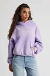 Notion Boxy Hoodie, NTN WASHED LIGHT IRIS/RIOT - alternate image 3