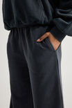 Classic Wide Leg Trackpant, WASHED NAVY - alternate image 4