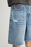Half Half Classico Denim Short, DISTRESSED CLASSIC INDIGO - alternate image 4