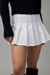 Pleated Skirt, WHITE - alternate image 4