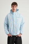 Half Half Hooded Jacket, FRESH WINDOW CHECK - example image 1