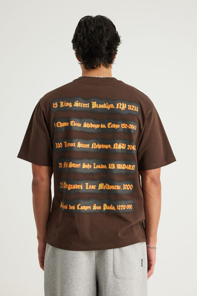 Half Half Heavyweight Core Fit Tshirt, HH ROYAL OAK/DAWG TIME