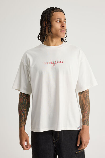 Box Fit Nba T Shirt, LCN NBA CLOUD/BULLS PERPETUATING