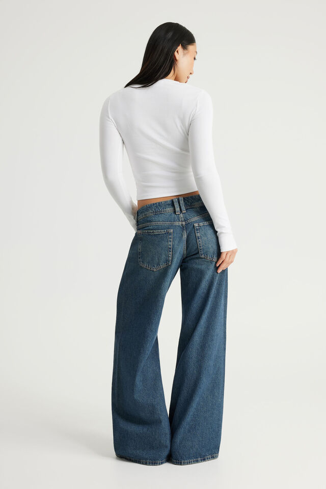Era Low Super Wide Jean, AFTERGLOW BLUE