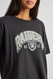 Nfl Baggy Graphic Tee, LCN NFL PHANTOM/RAIDERS - alternate image 4