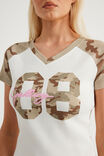 Fitted Graphic Tee, CLOUD CAMO/GALLERY 08 - example image 4