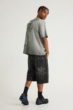 Notion Baggy Denim Short, ASHOUT BLACK/GRAPHIC - example image 2