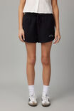 Pull On Fleece Short, BLACK/NY - alternate image 4