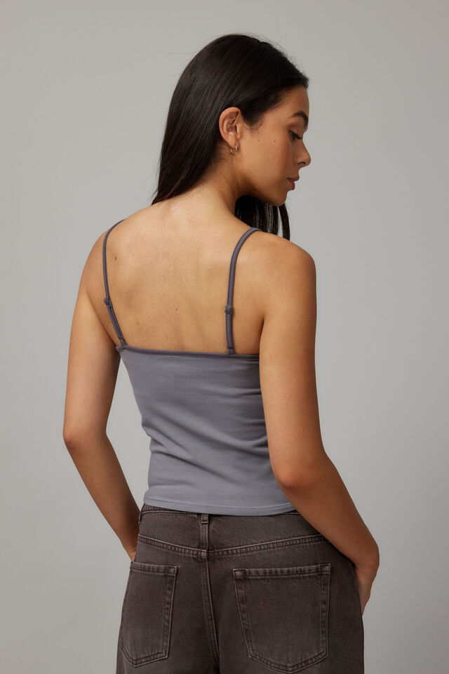 Classic Cami, WASHED STEEL/CHARCOAL