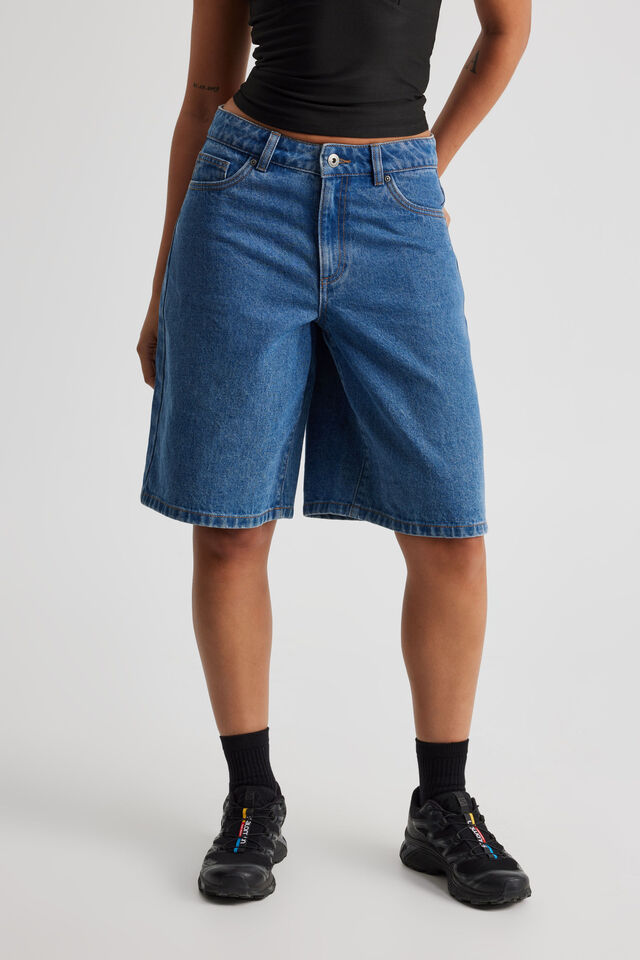 Billy Baggy Jort, MID BLUE